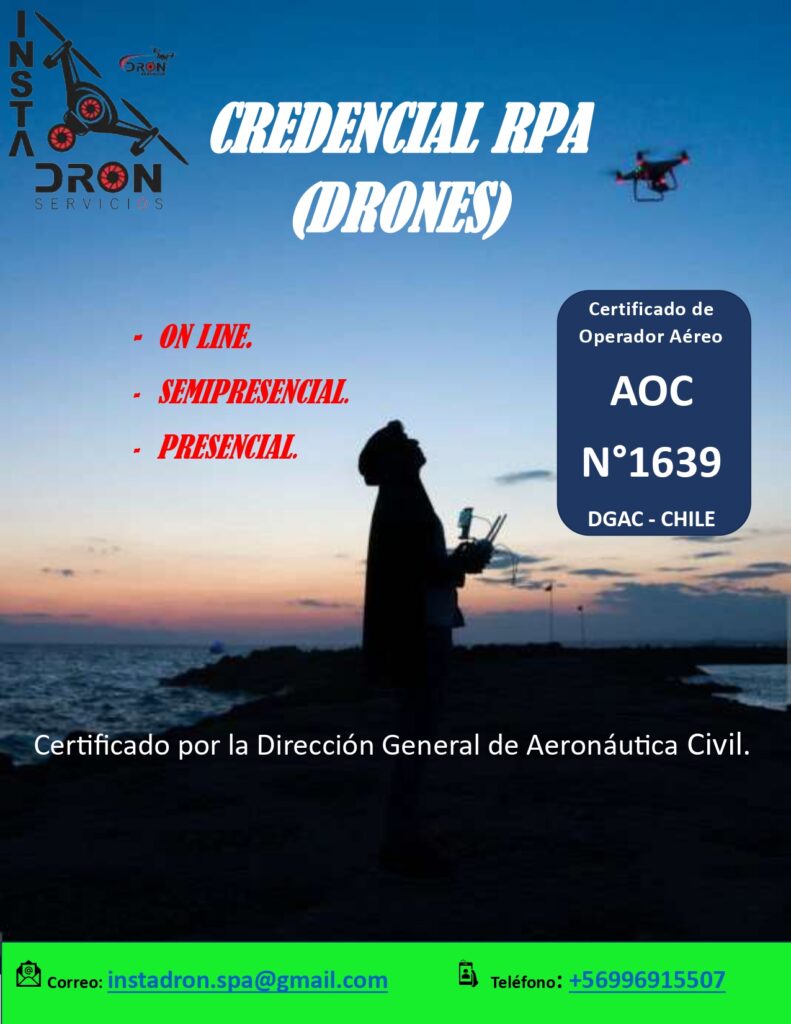 Curso para obtención credencial operador RPA (Drones)